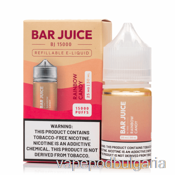 Vape Bulgaria Rainbow Candy - Bar Juice - 30ml 25mg